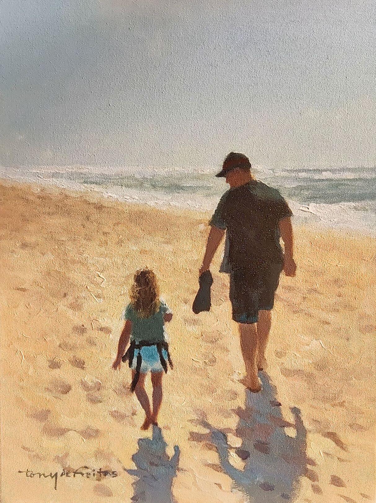 12 Painting  30x40cm Dad  His Girl